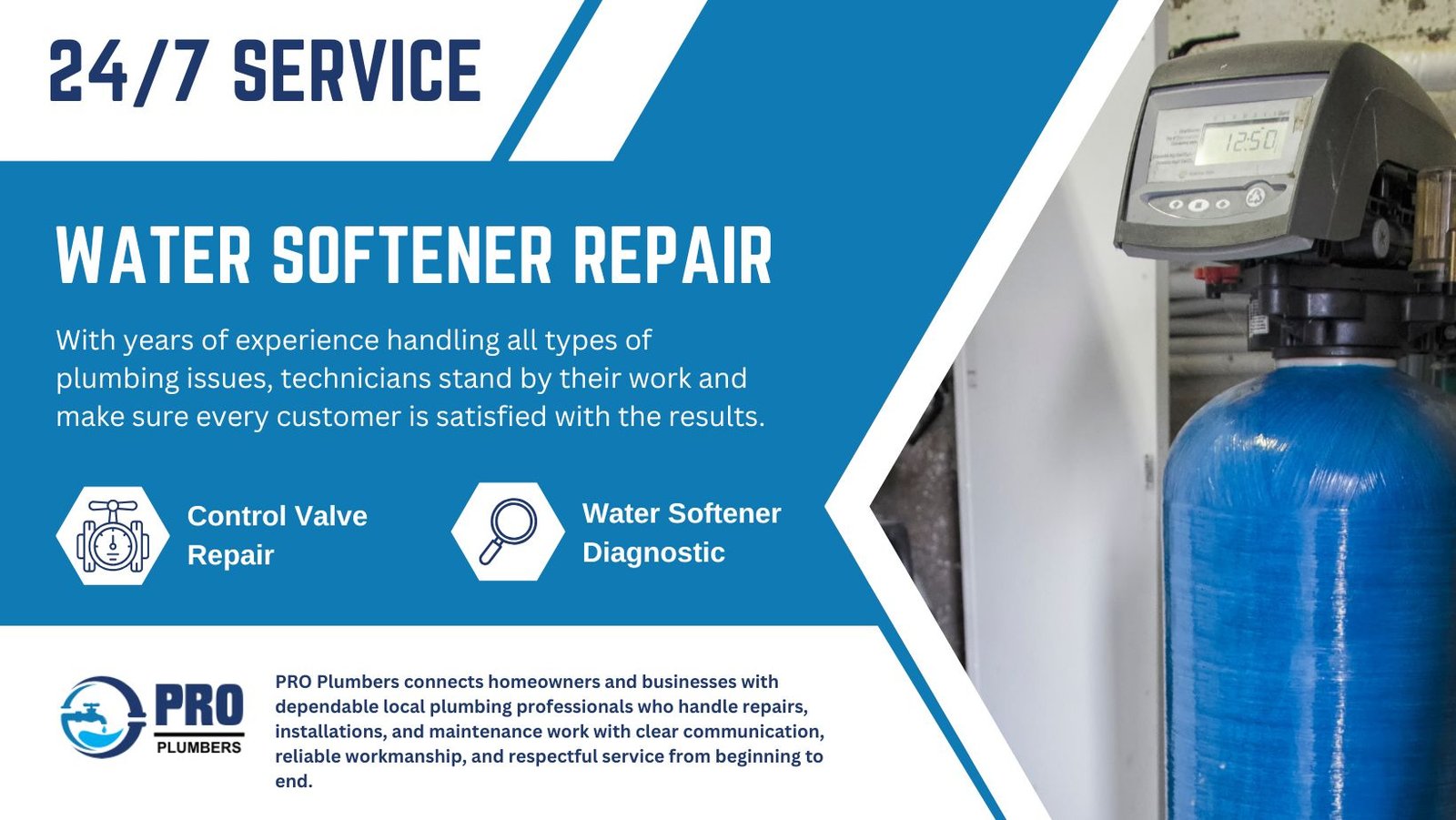Water softener repair in Lake Forest, CA